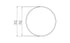 Blinde Design Circ M1 Concrete Coffee Table - Natural Finish - BLD.1.T.CIR.M1.NA